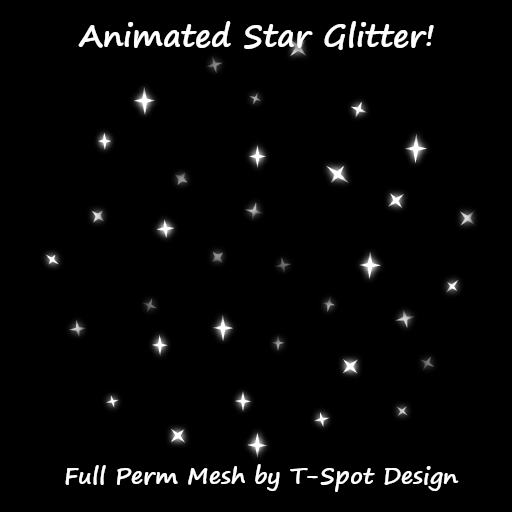 Second Life Marketplace TSpot Mesh Animated Star Glitter FP LI